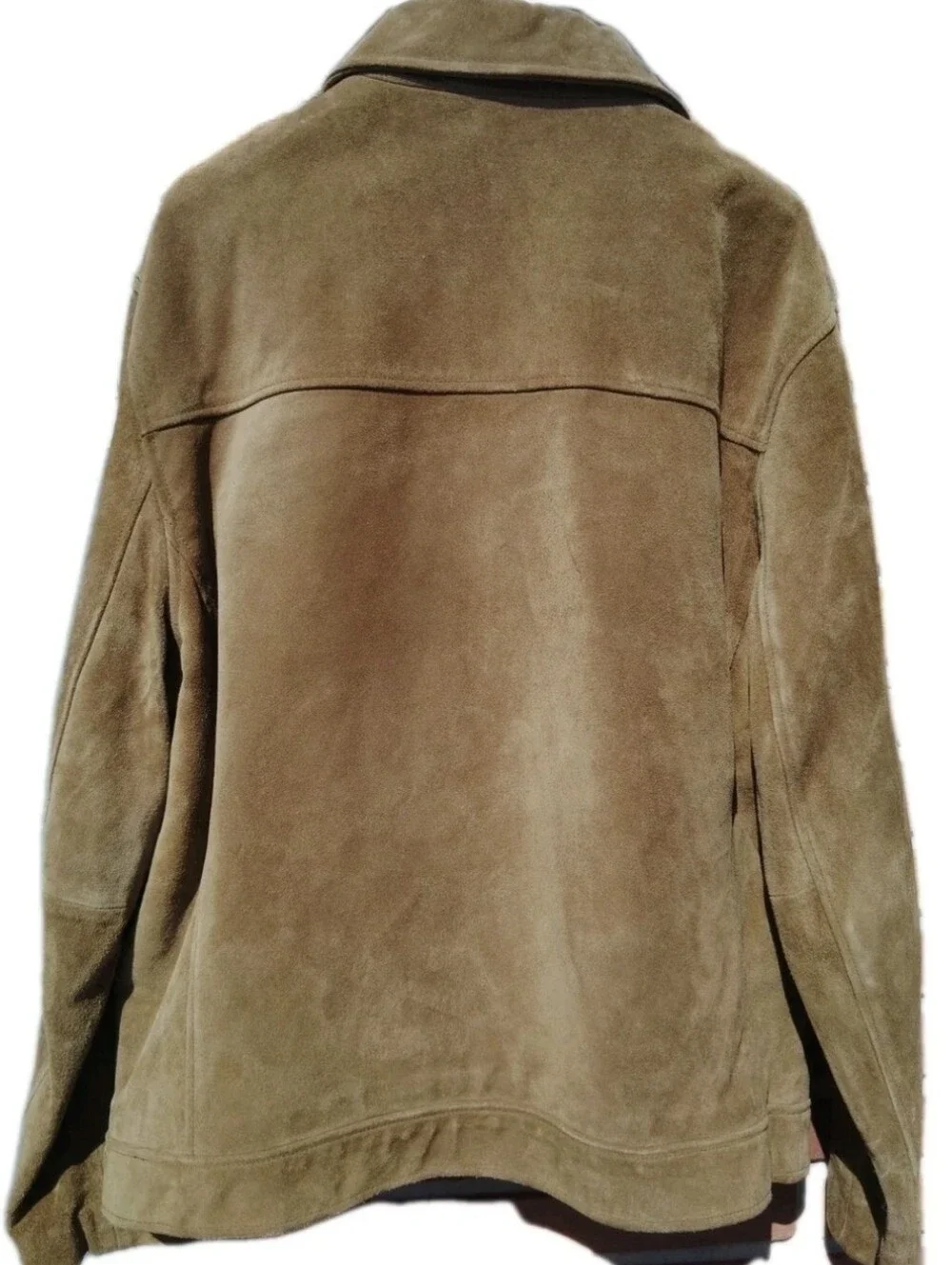 Vtg Banana Republic Cowboy Suede Jacket Size L